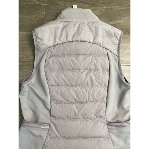Lululemon Down For it All  Lavender Sz 8 Puff Vest Goose Down Zip Pockets Luxury - Picture 3 of 12